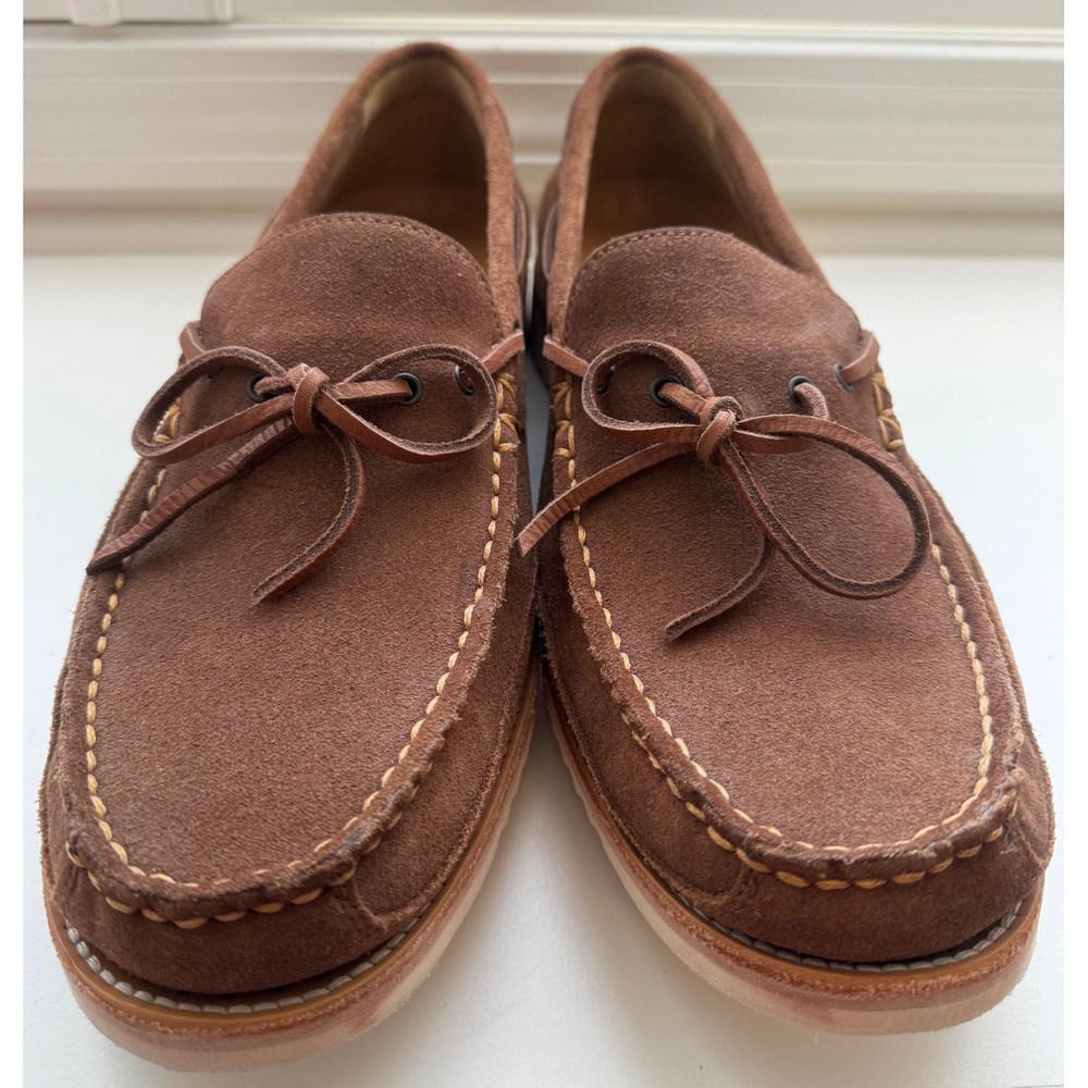 Cole Haan Men's Pinch Rugged Camp Moccasin Loafers - Brown Suede Size 13M NEW - Picture 2 of 11
